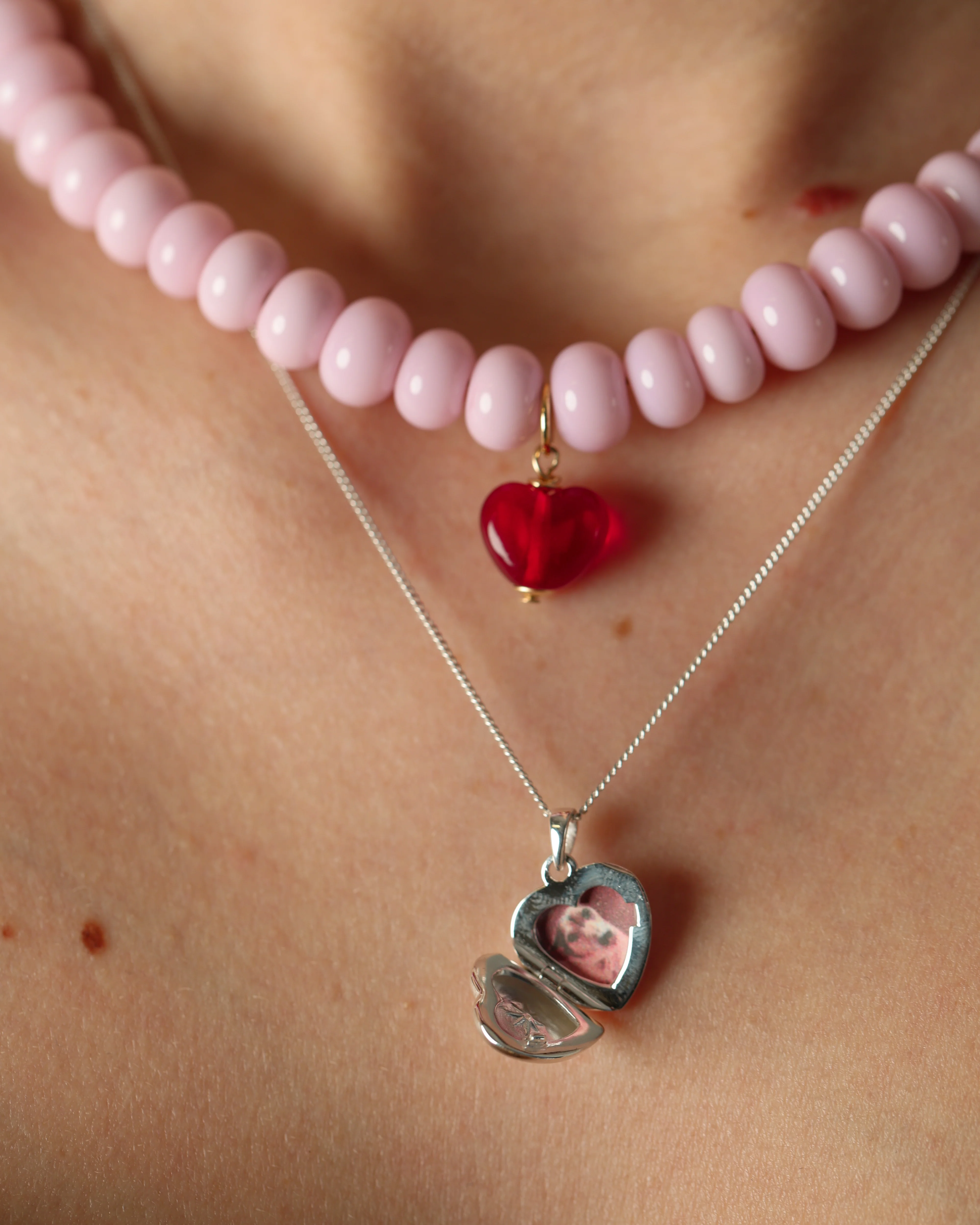 Forever & Always Necklace- Pink - Image 5