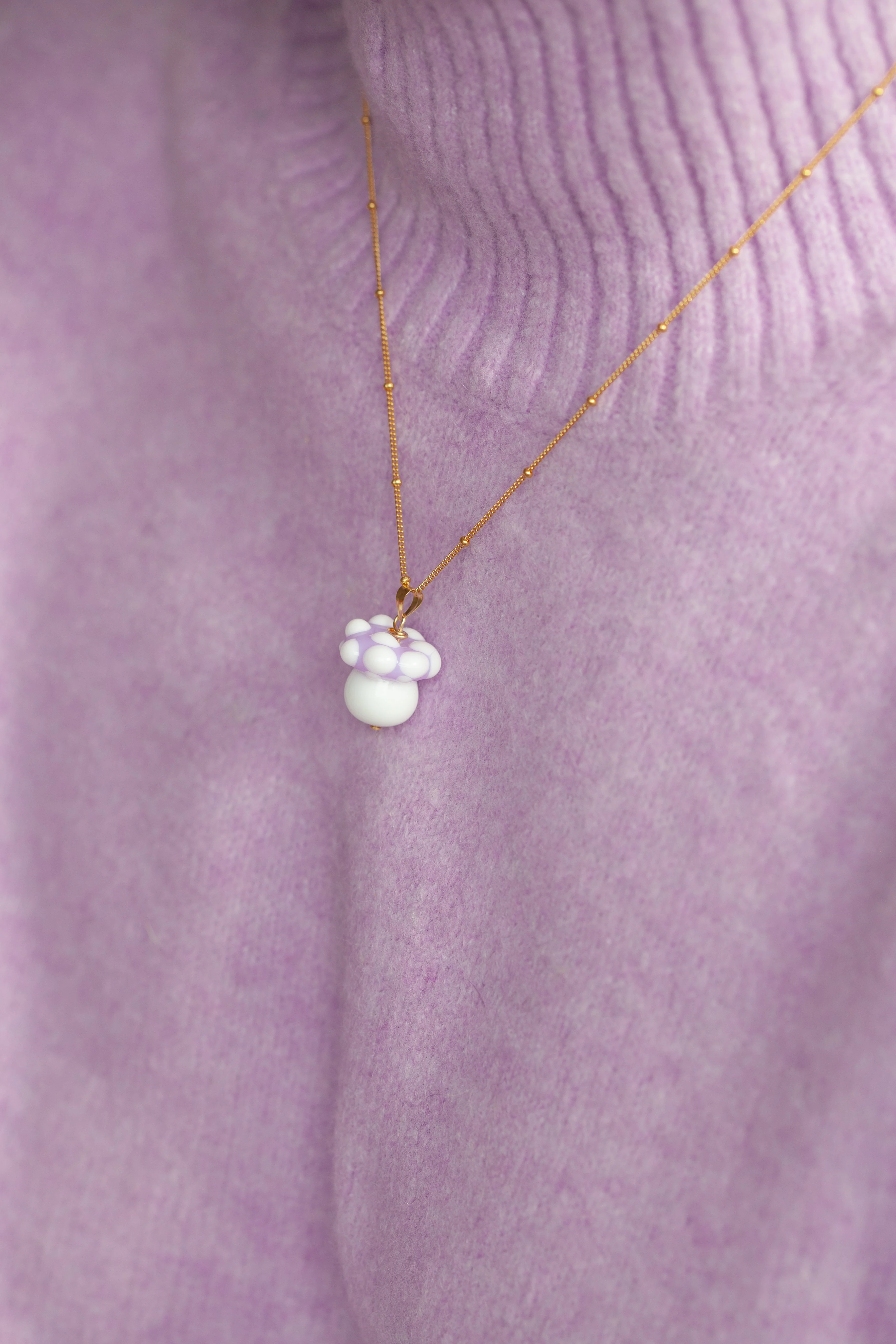 Toadstool Charm Necklace - Image 4