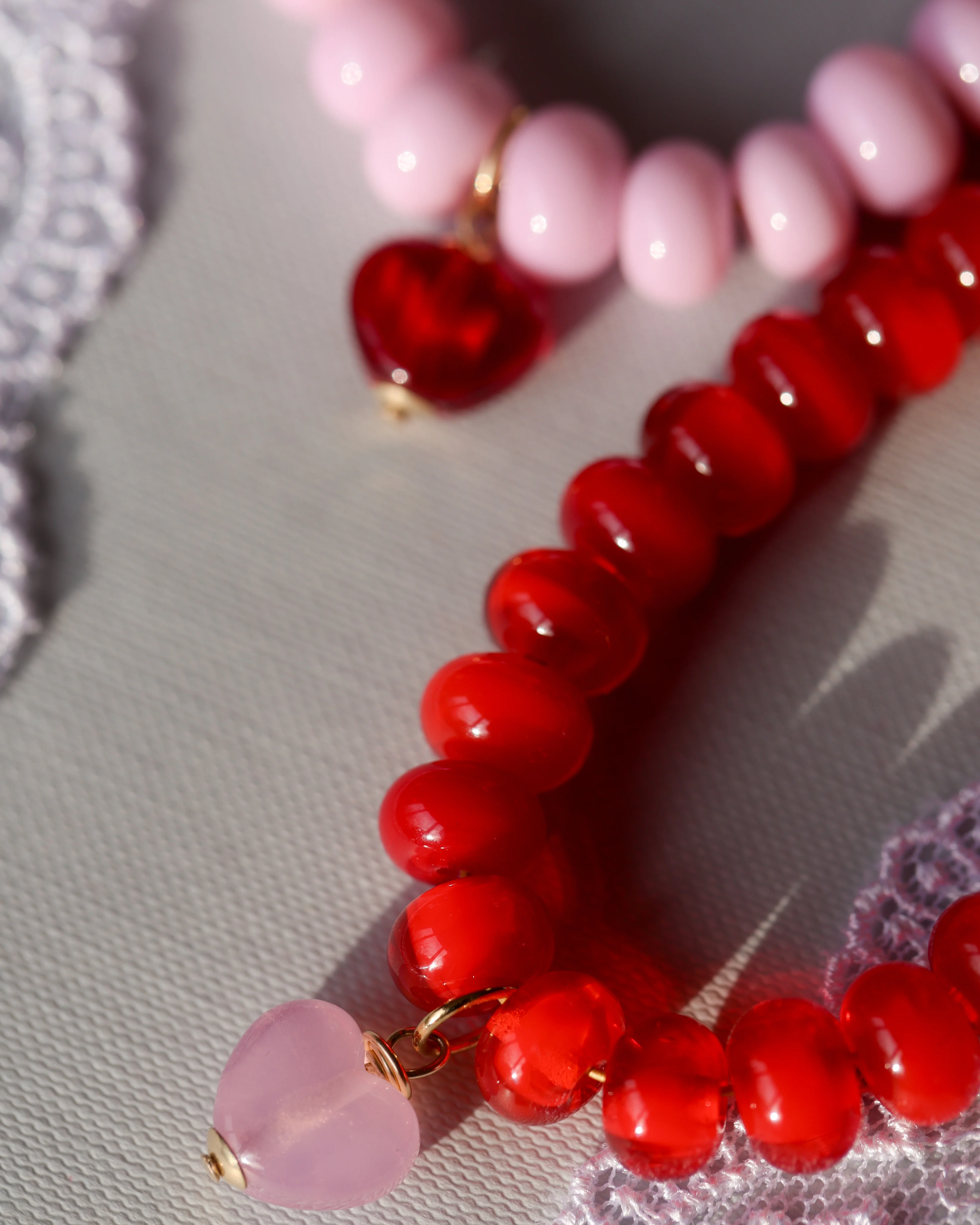 Forever & Always Necklace- Red - Image 5
