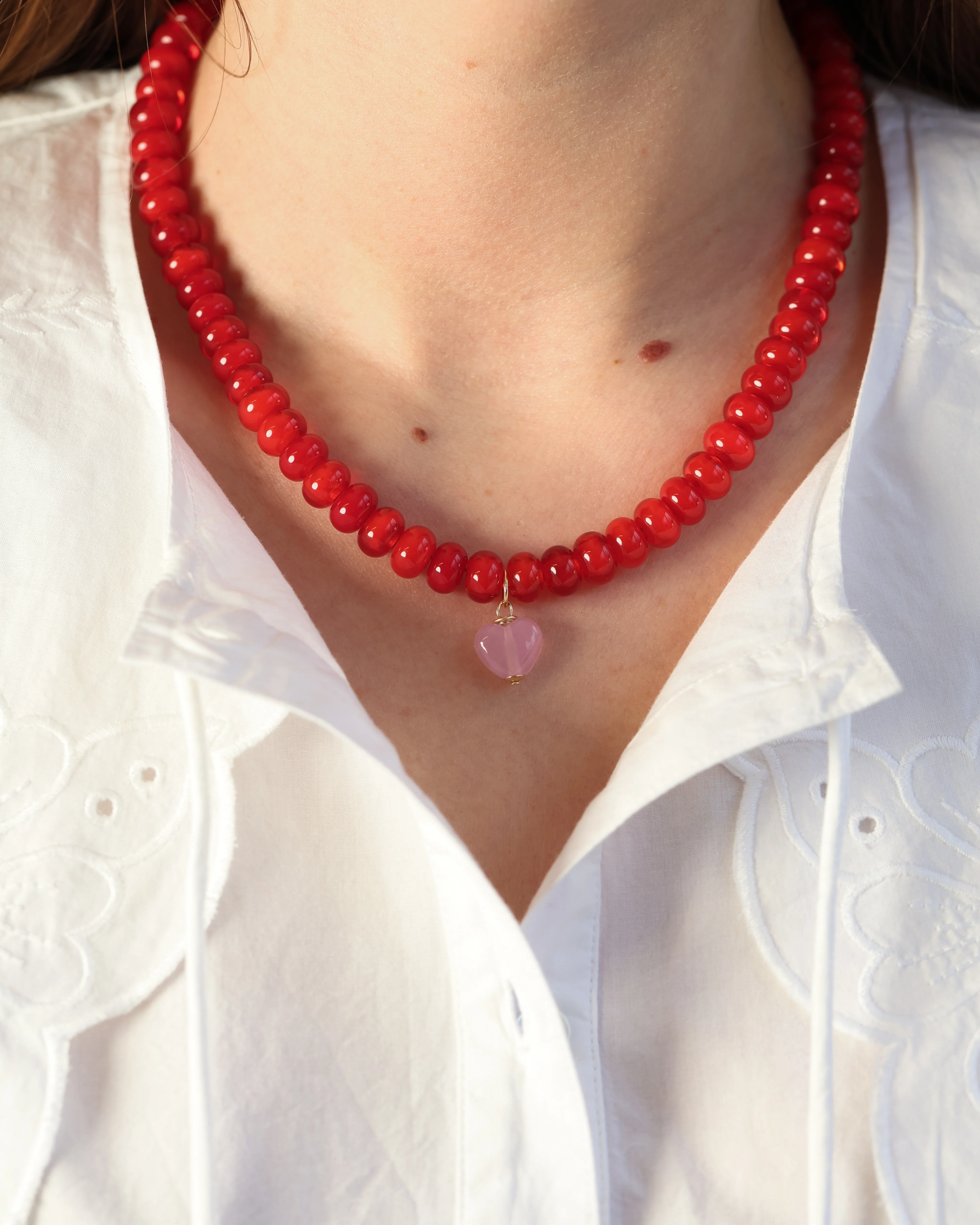 Forever & Always Necklace- Red - Image 3