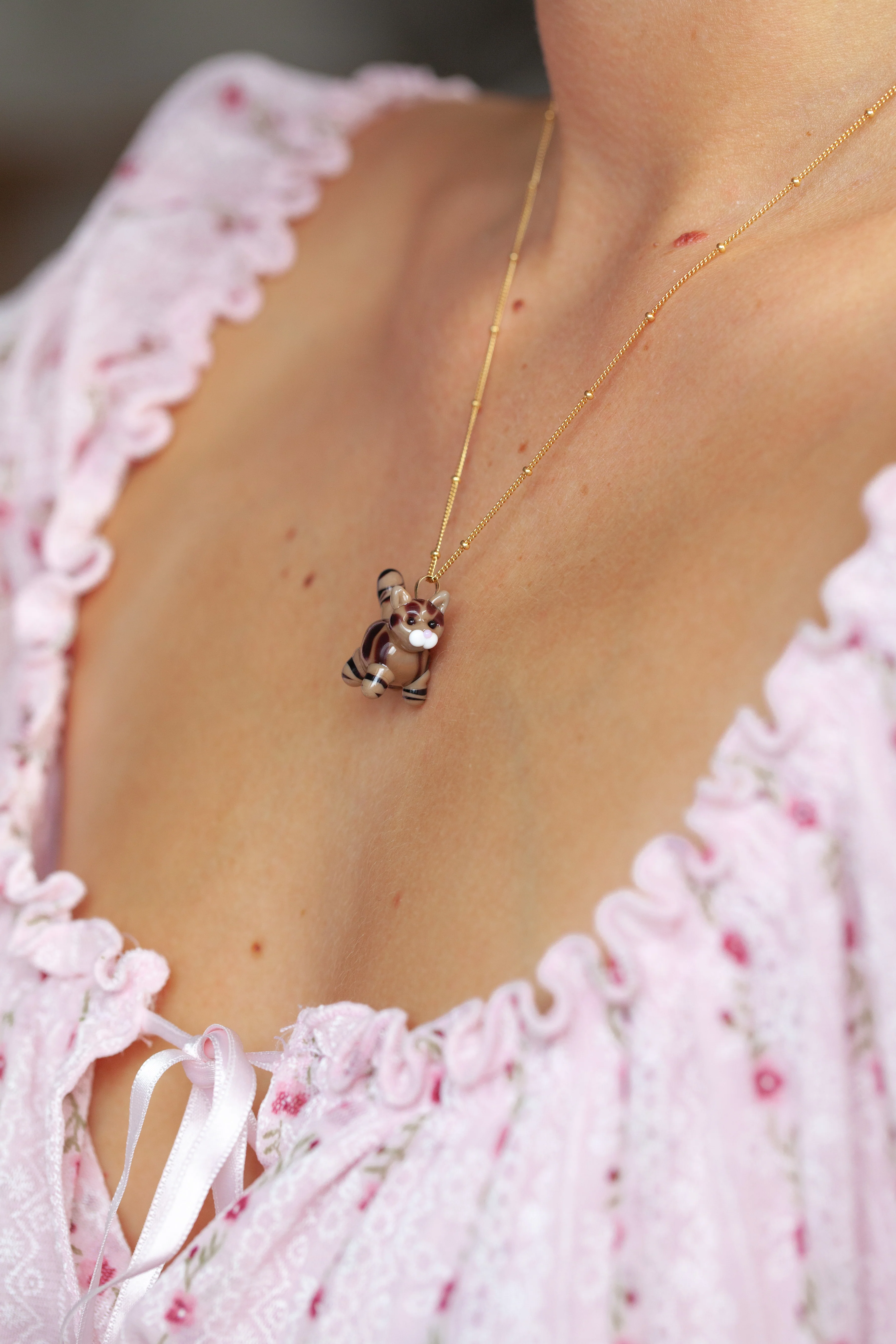 Cat Charm Necklace - Image 3