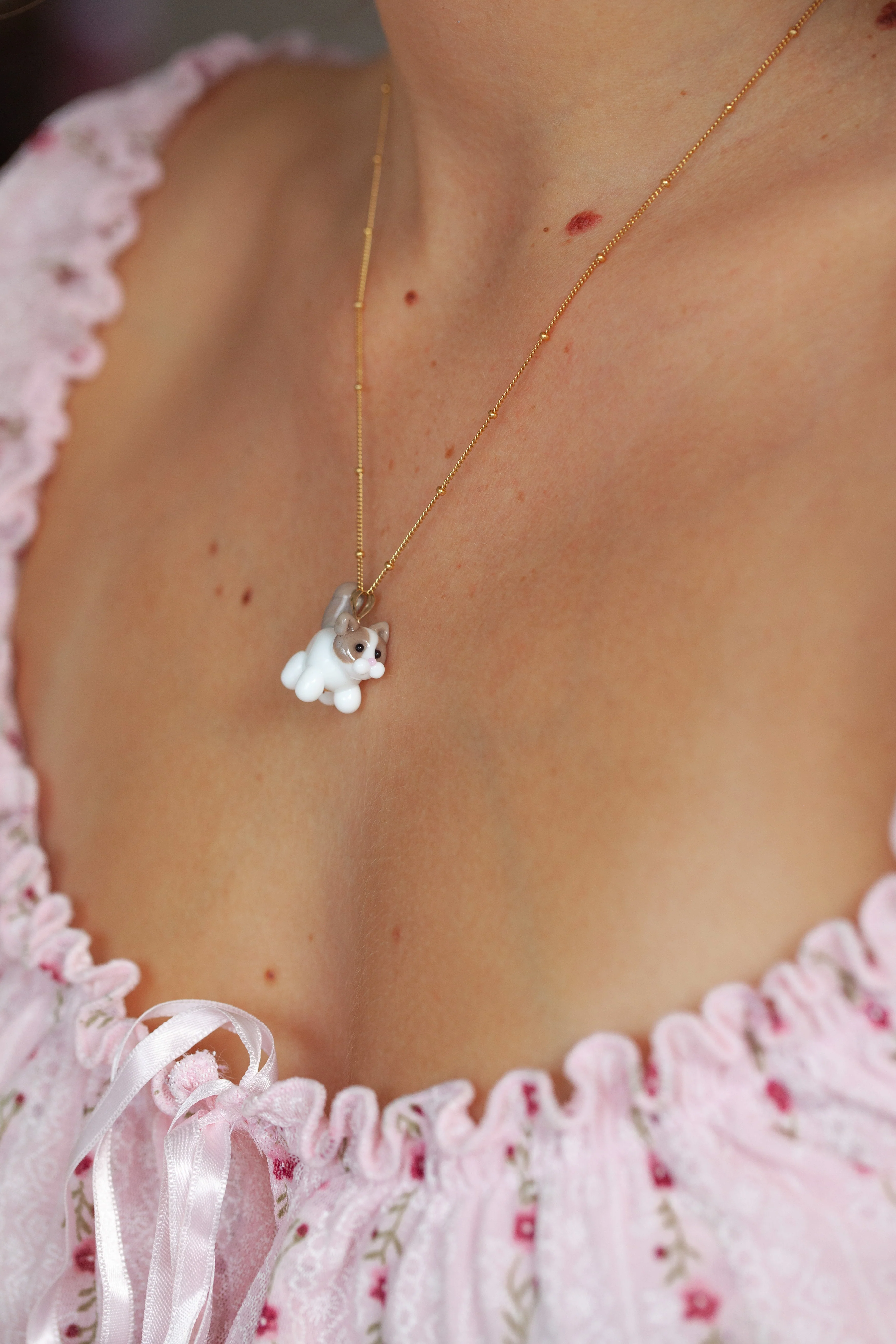 Cat Charm Necklace - Image 7