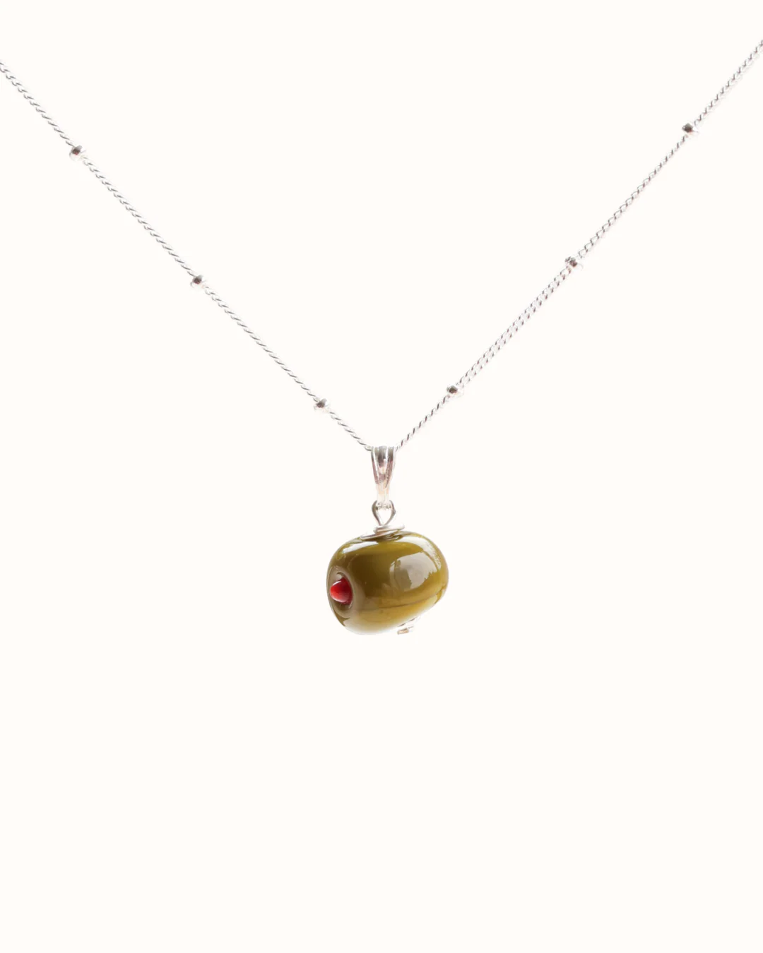 Olive Charm Necklace - Image 3