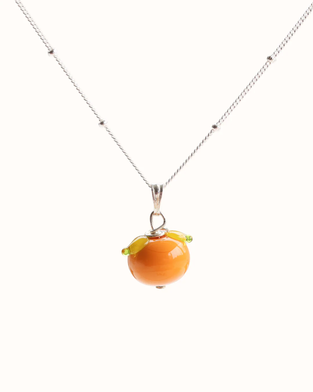 Orange Charm Necklace - Image 3