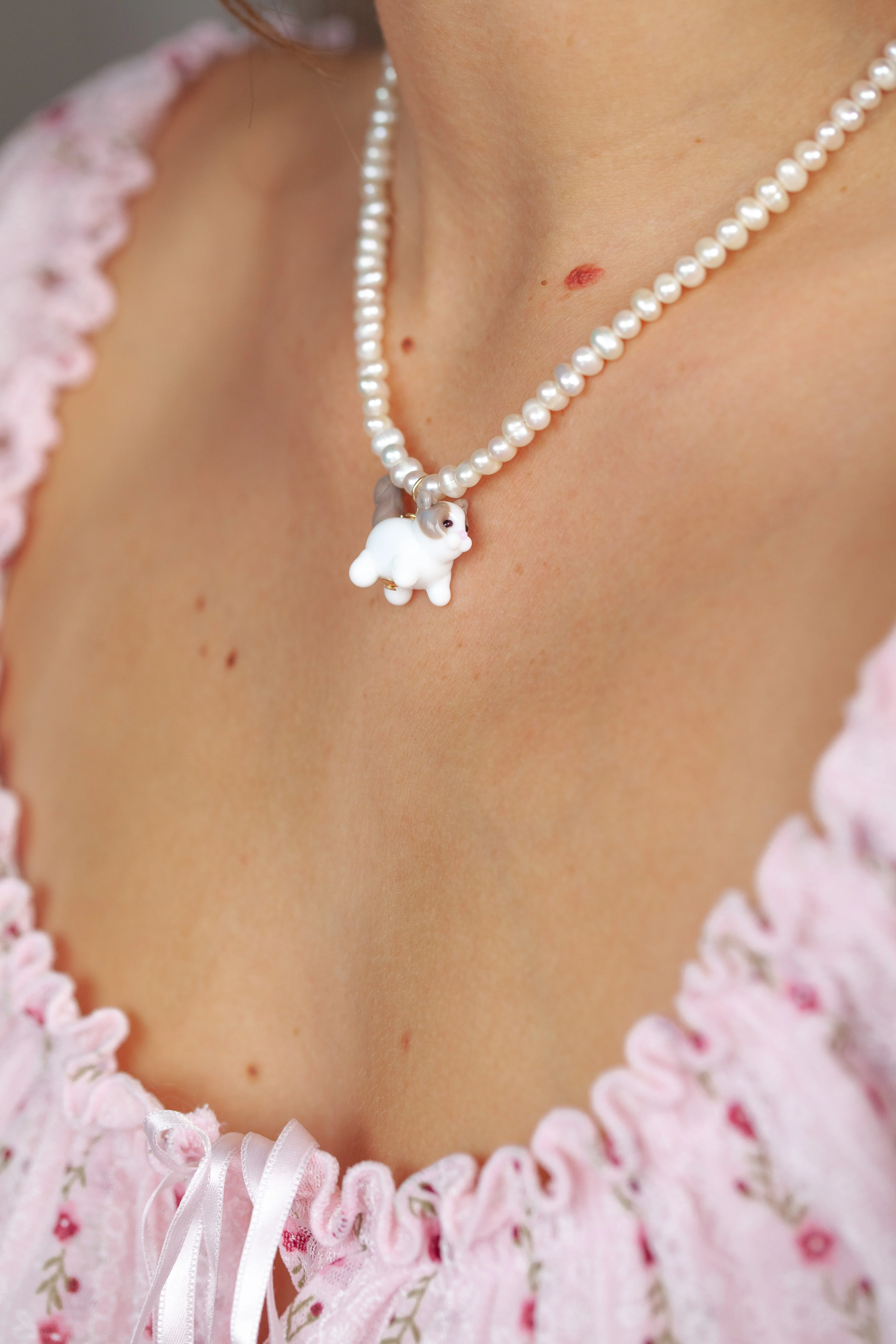 Pearly Kitty Necklace - Image 3