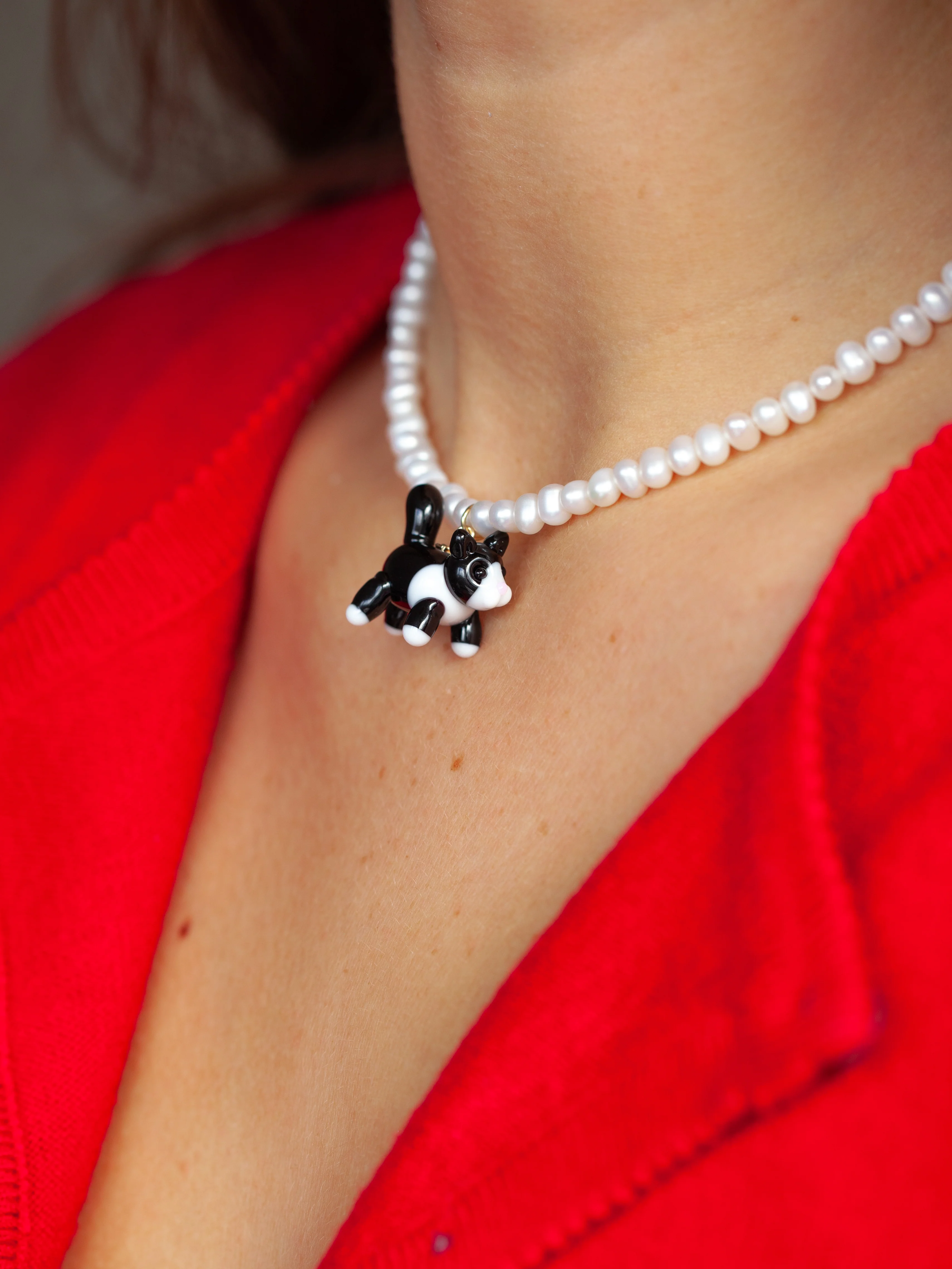 Pearly Kitty Necklace - Image 5