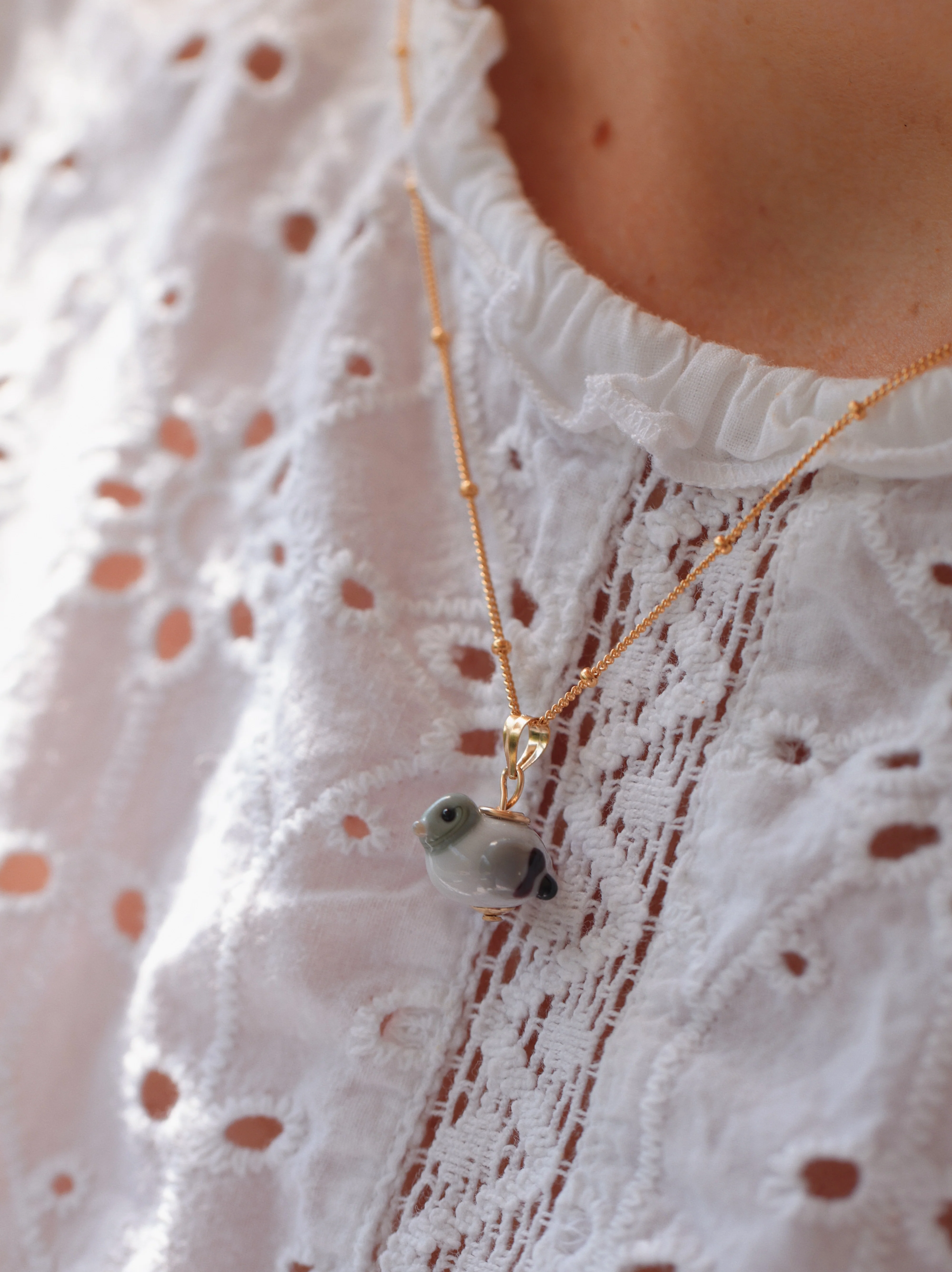 Pigeon Charm Necklace - Image 3