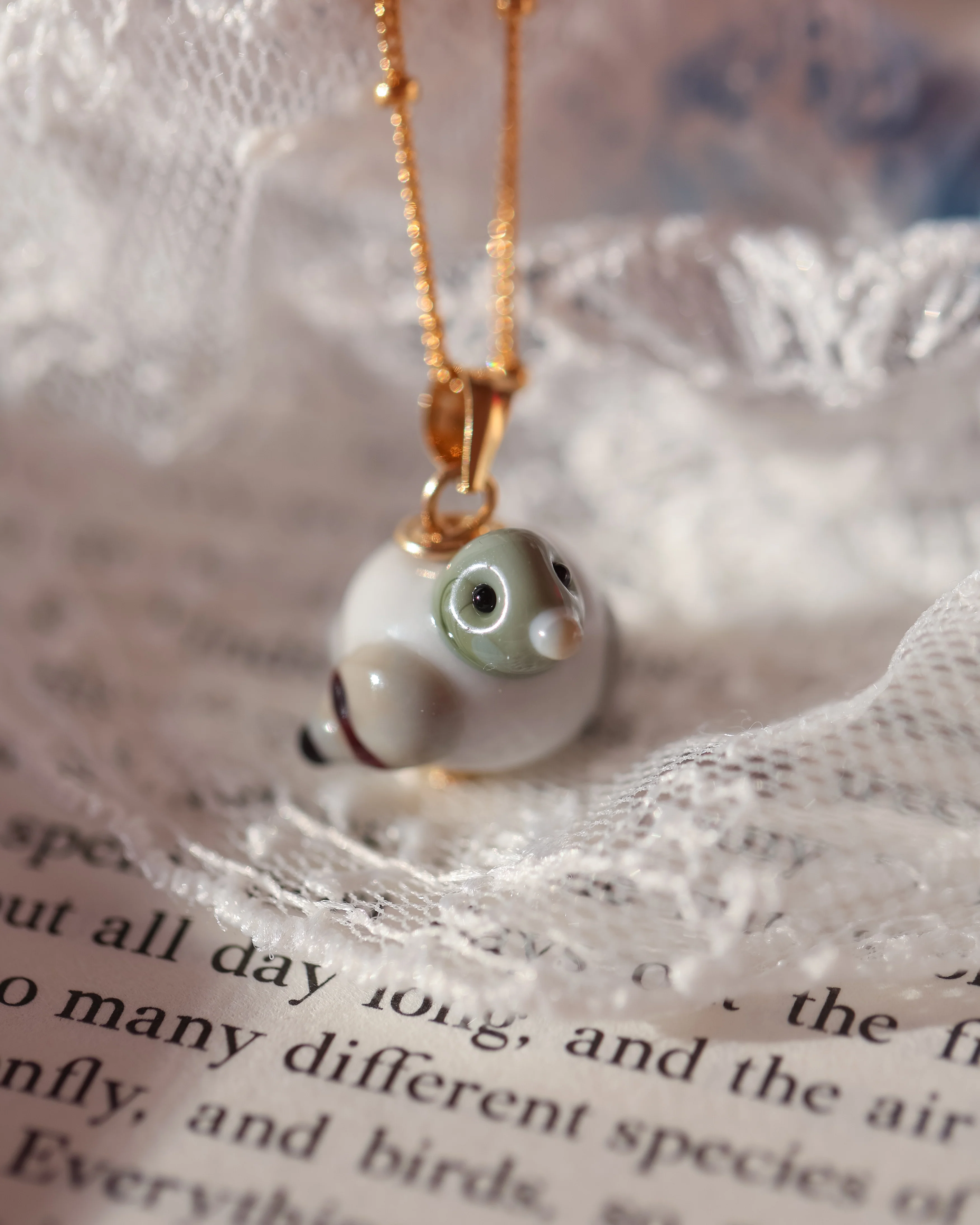Pigeon Charm Necklace - Image 4