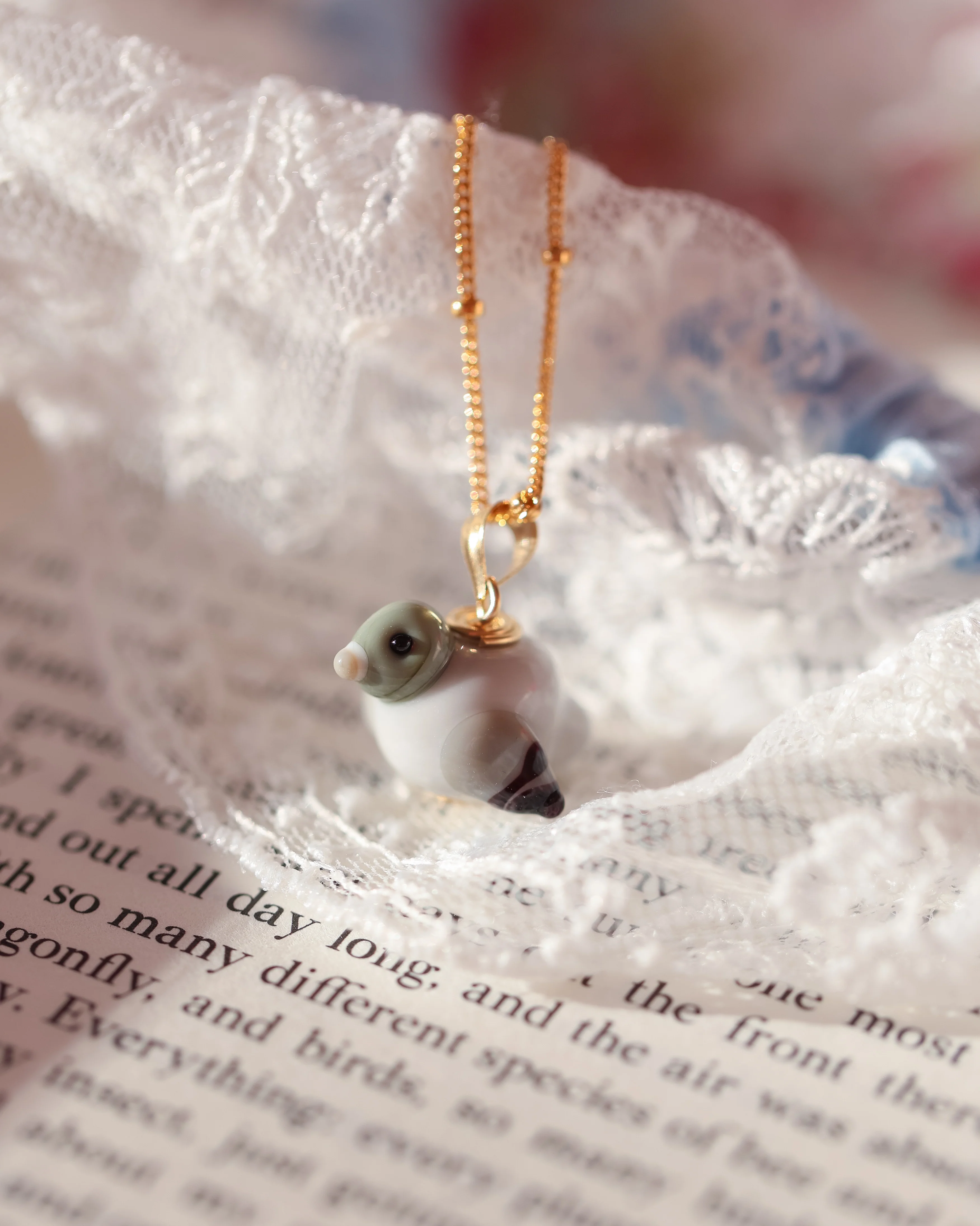 Pigeon Charm Necklace - Image 7