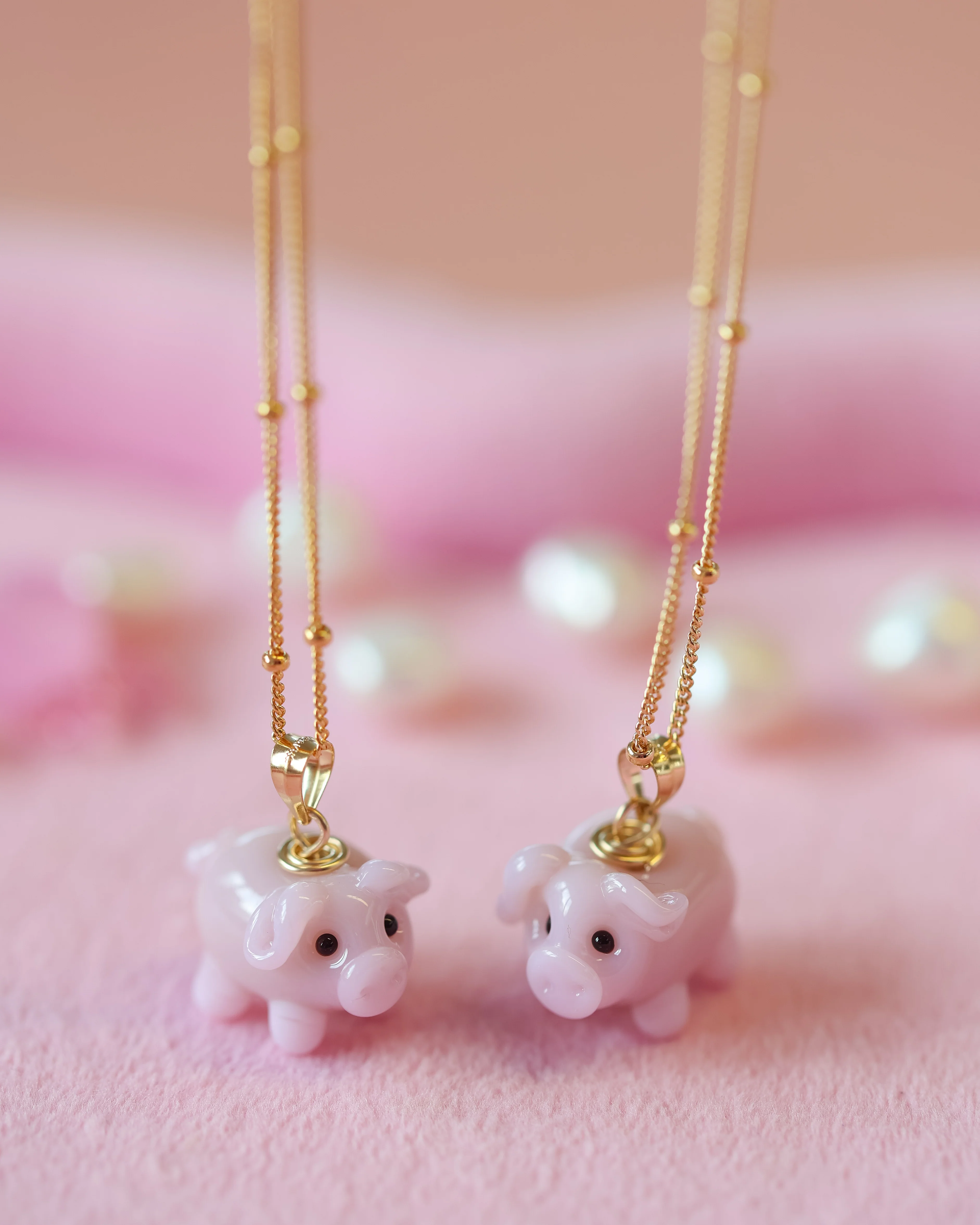 Piglet Charm Necklace - Image 3