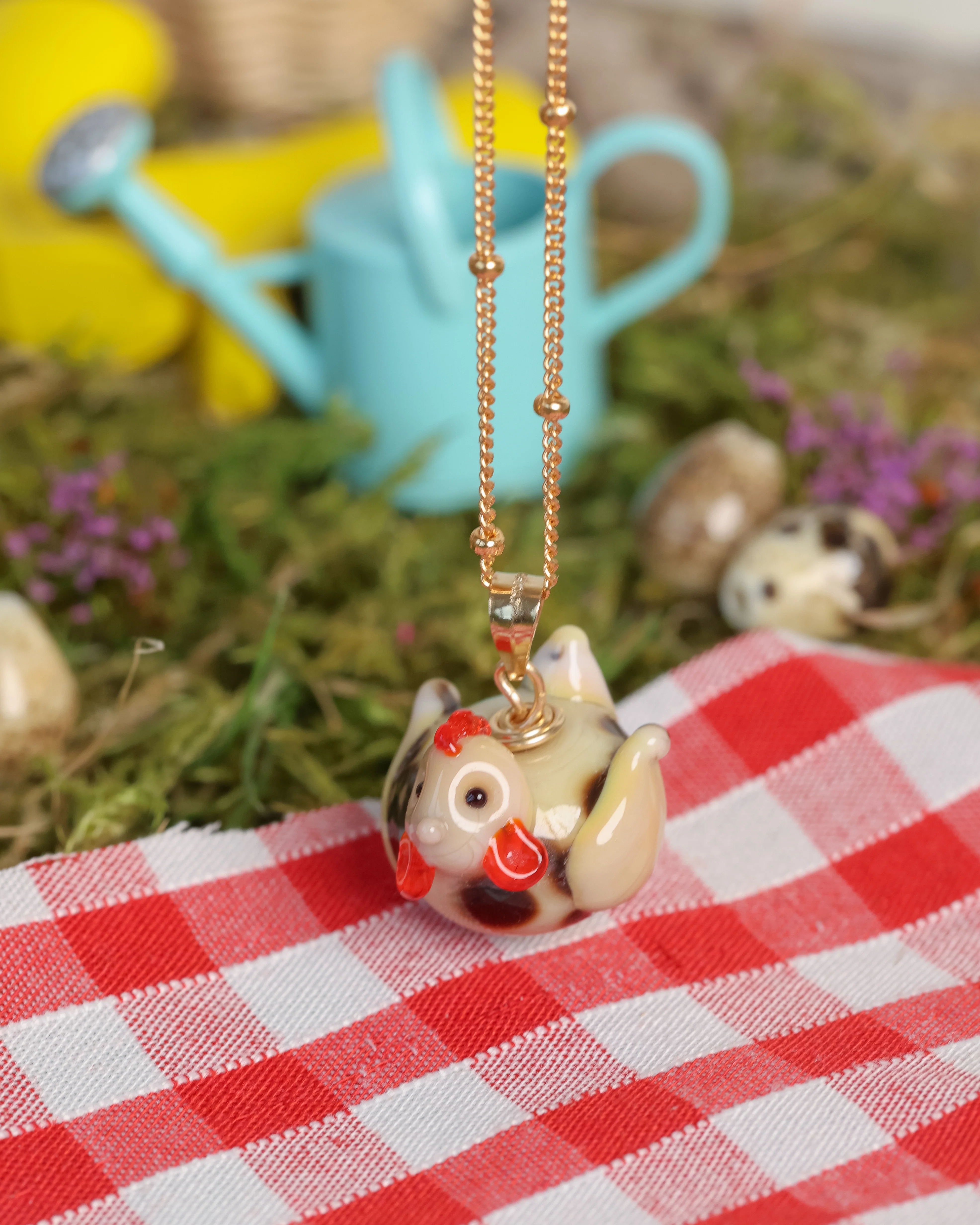 Spring Chicken Charm Necklace - Image 4