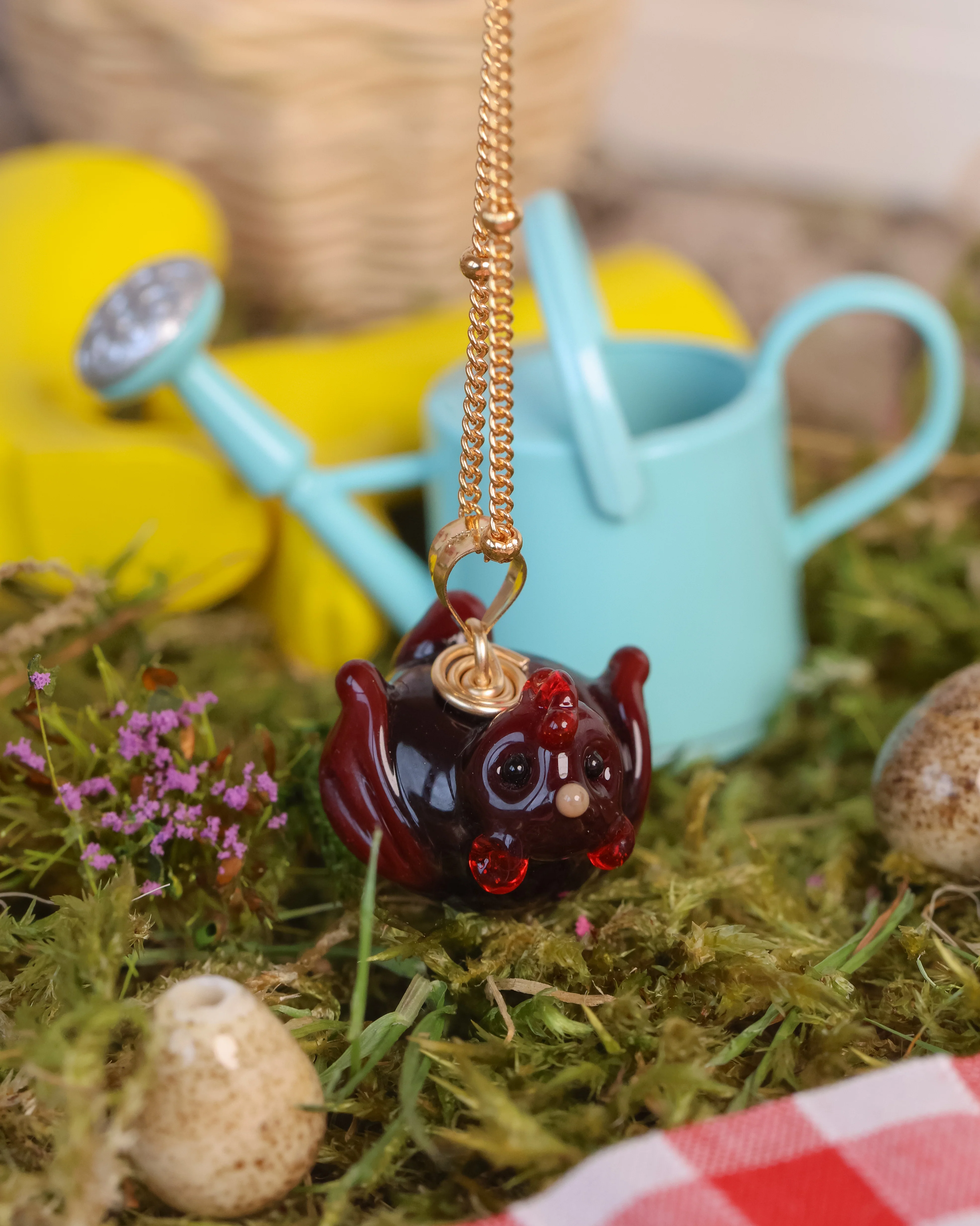Spring Chicken Charm Necklace - Image 7