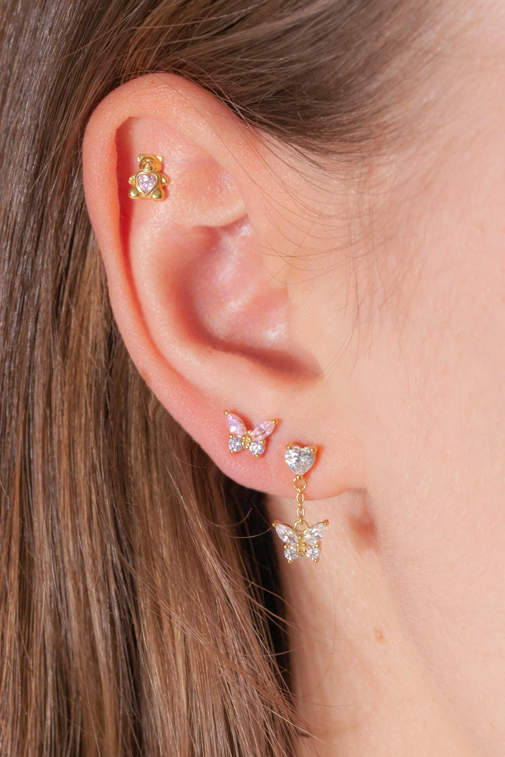 Teddy Bear Stud Earring - Image 5